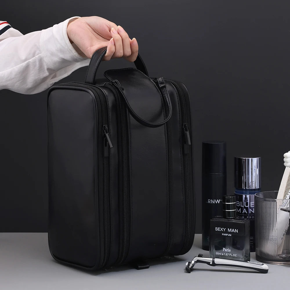 Trousse de luxe multi-poches pour hommes