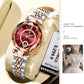 Montre brillante de luxe pour femme