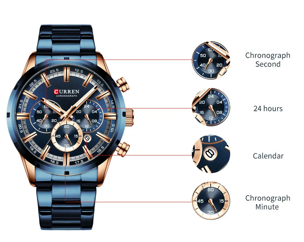 Montre Chronographe pour Hommes