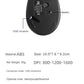 Souris sans fil ergonomique Rechargeable