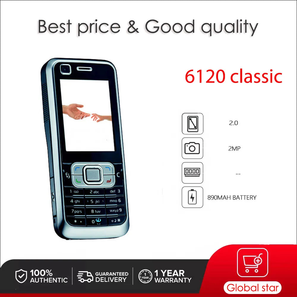 Téléphone portable 6120 classique