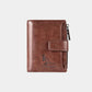 Portefeuille de luxe en cuir Pu pour hommes