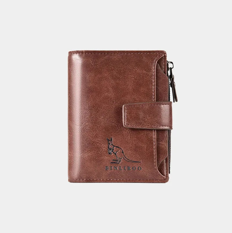 Portefeuille de luxe en cuir Pu pour hommes
