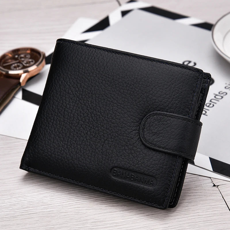 Portefeuille en cuir Pu pour hommes