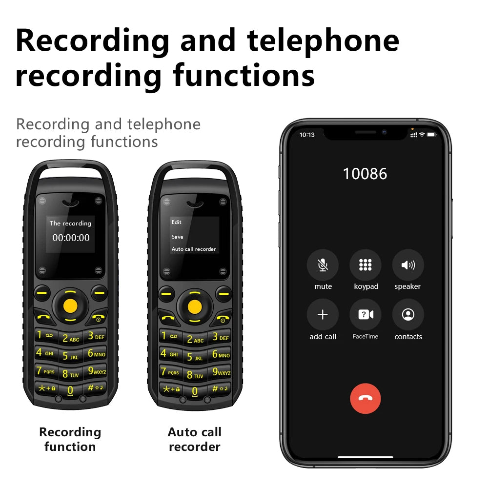 Mini téléphone portable 2 SIM
