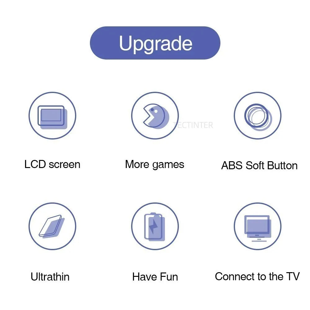 Console de jeu vidéo Portable intégré 500 jeux