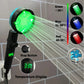 Pommeau de douche LED à affichage de la température