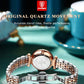 Montre brillante de luxe pour femme