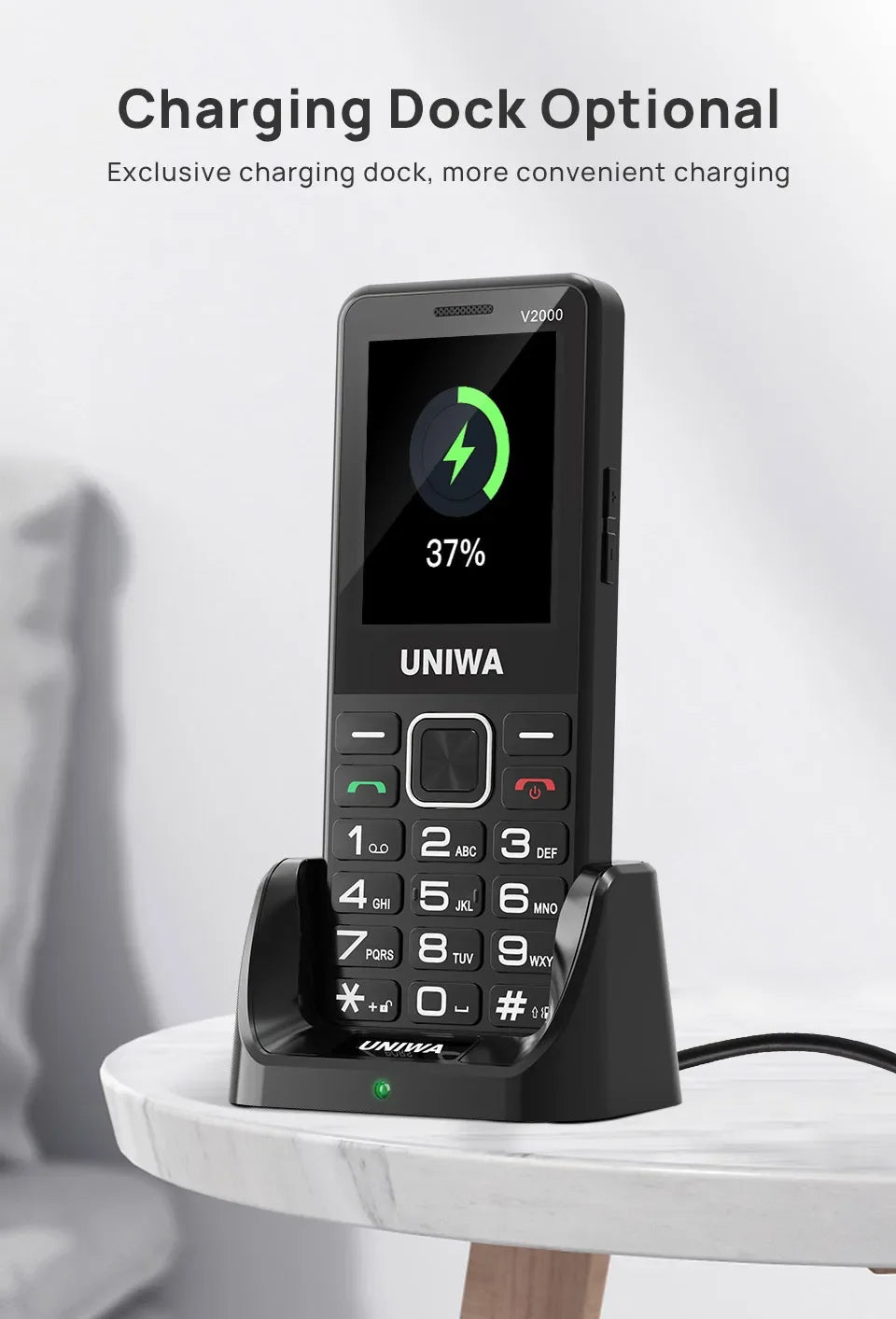 Téléphone portable UNIWA V2000
