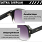 Lunettes de soleil à la mode pour hommes