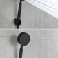 Pommeau de douche noir haute pression