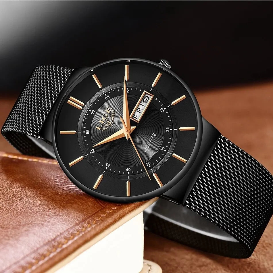 Montre Ultra Fine de luxe pour homme