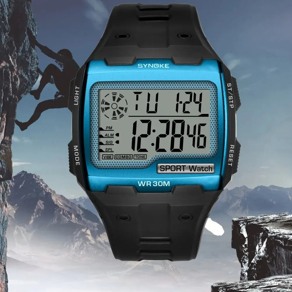Montre Numérique Grands Chiffres pour Homme
