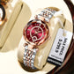 Montre brillante de luxe pour femme