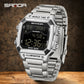 Montre électronique étanche pour homme