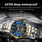 Montre chronographe de luxe pour hommes