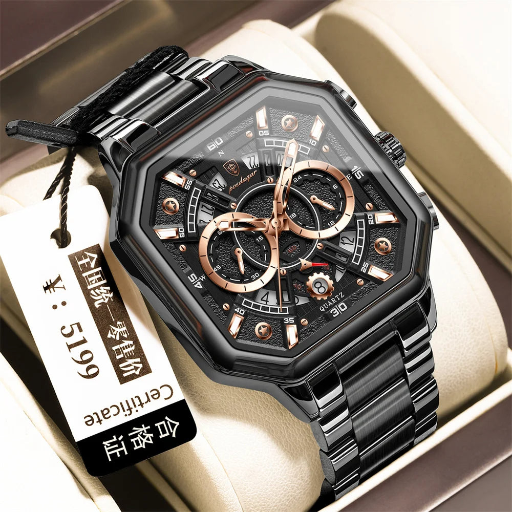 Montre chronographe de luxe pour homme