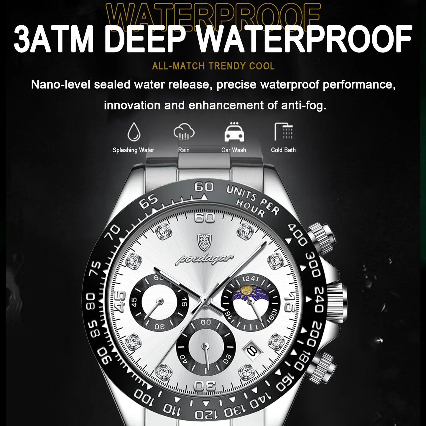 Montre Chronographe de Luxe pour Homme