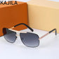 Lunettes de soleil carrées vintage pour hommes