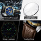 Montre de luxe ceinture cuir pour hommes