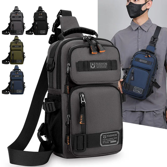 Sac à bandoulière multipoches pour hommes