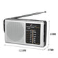 Radio FM rétro multifonctionnelle Portable