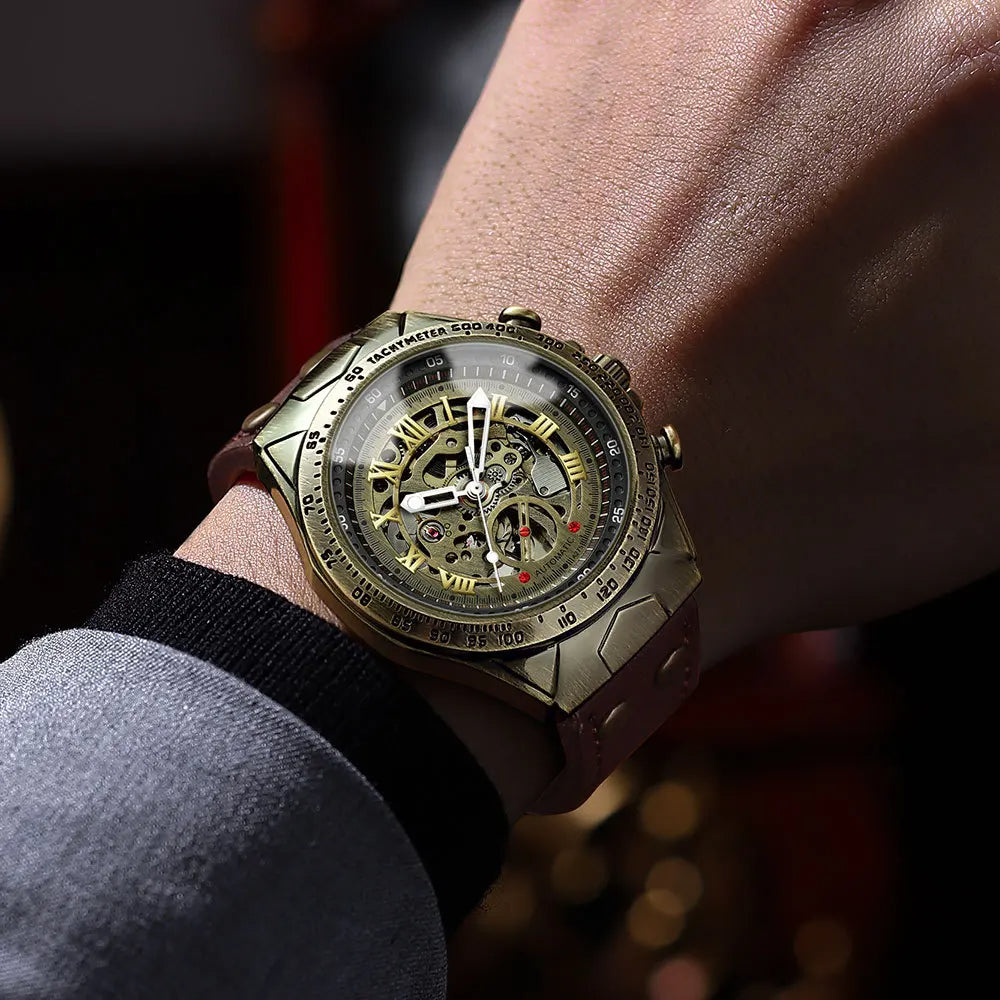 Montre mécanique automatique pour hommes