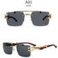 Lunettes de soleil de luxe pour hommes