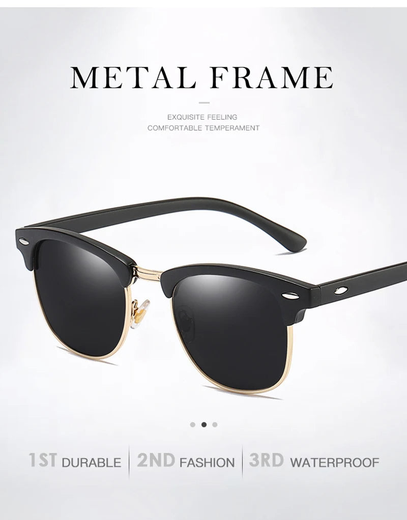 Lunettes de soleil classiques pour hommes