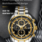 Montre à Quartz chronographe pour hommes