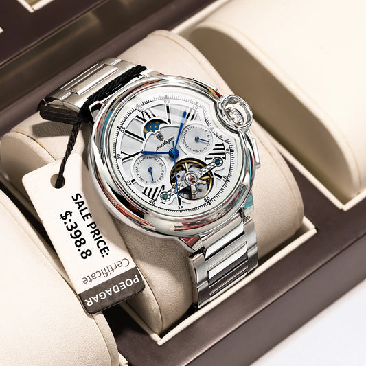 Montre de luxe Tourbillon Mécanique