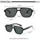Lunettes de soleil rétro pour hommes