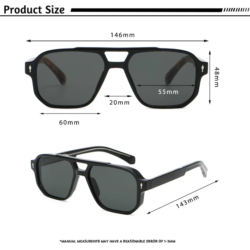 Lunettes de soleil rétro pour hommes
