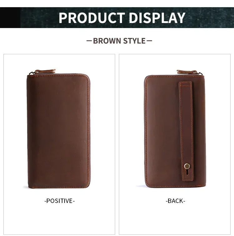 Sac à main en cuir pour hommes