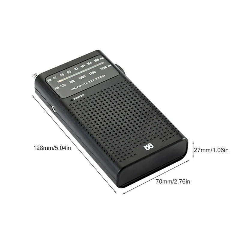 Radio AMFM Portable Excellente Réception
