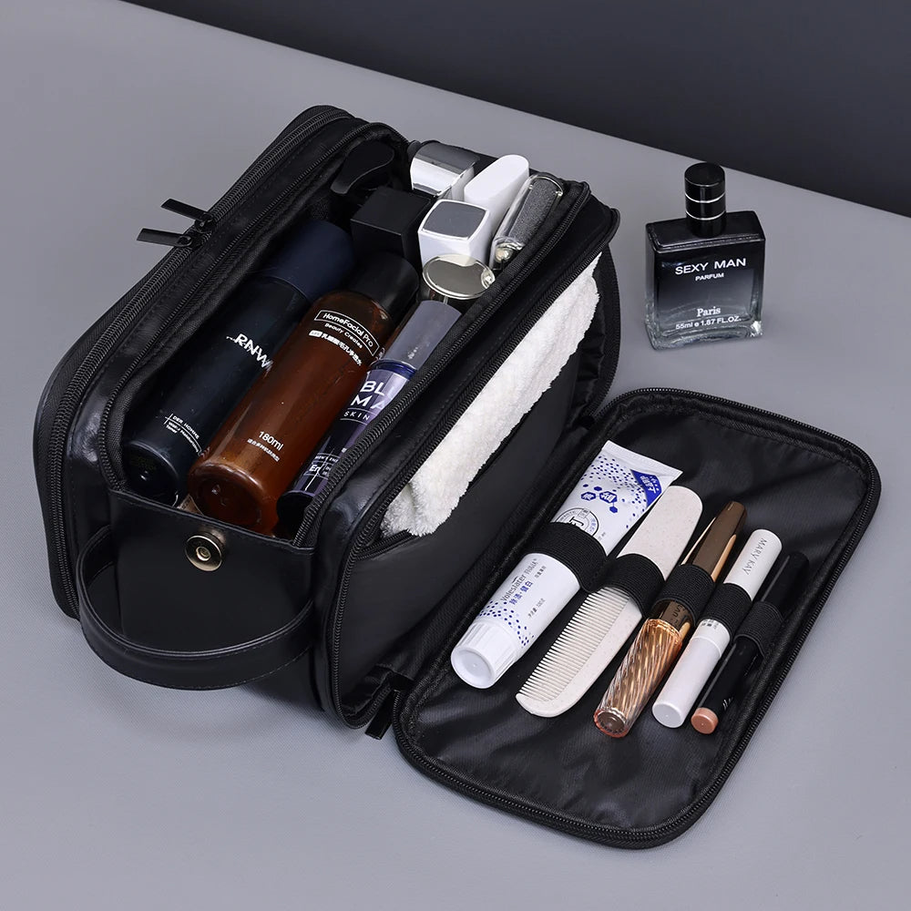 Trousse de luxe multi-poches pour hommes