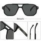 Lunettes de soleil rétro pour hommes