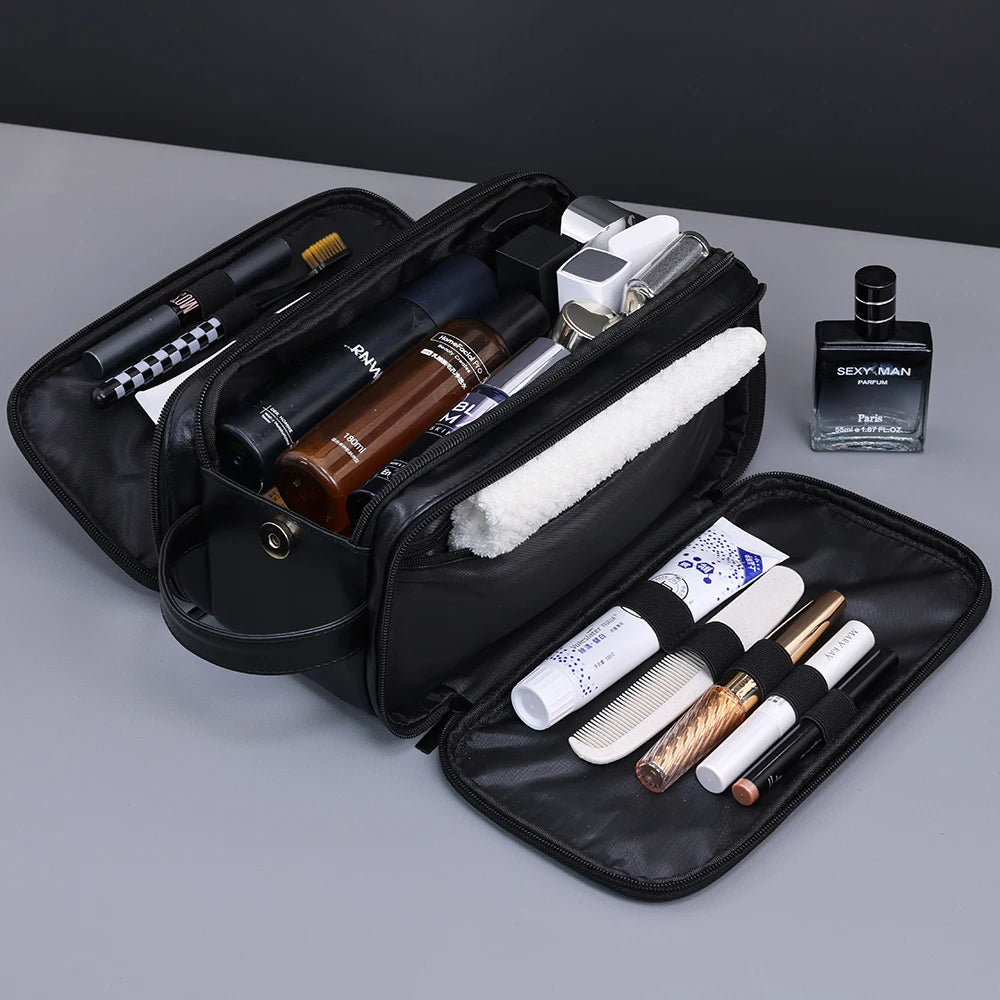 Trousse de luxe multi-poches pour hommes