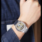 Montre numérique analogique pour hommes