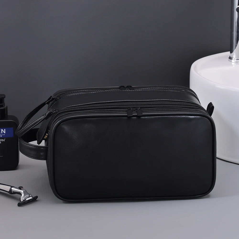 Trousse de luxe multi-poches pour hommes