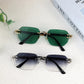 Lunettes de soleil carrées pour hommes