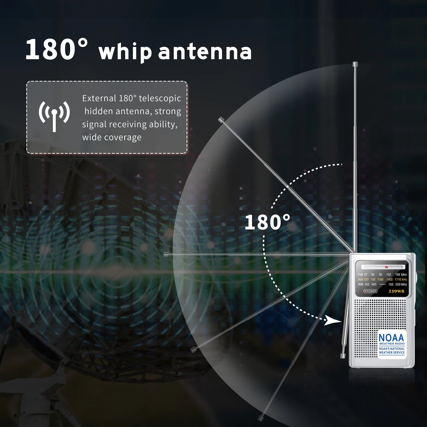 Radio de poche multifonctionnel