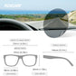 Lunettes de soleil carré pour hommes