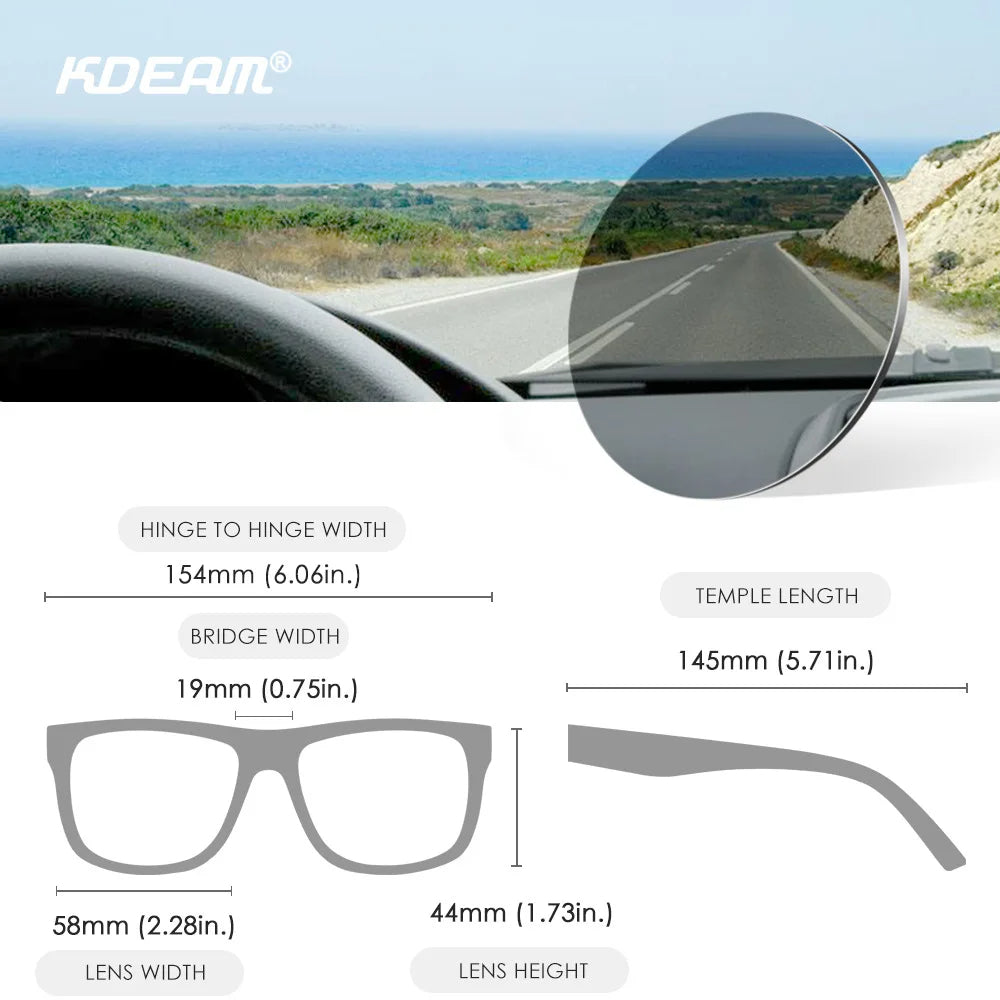Lunettes de soleil carré pour hommes