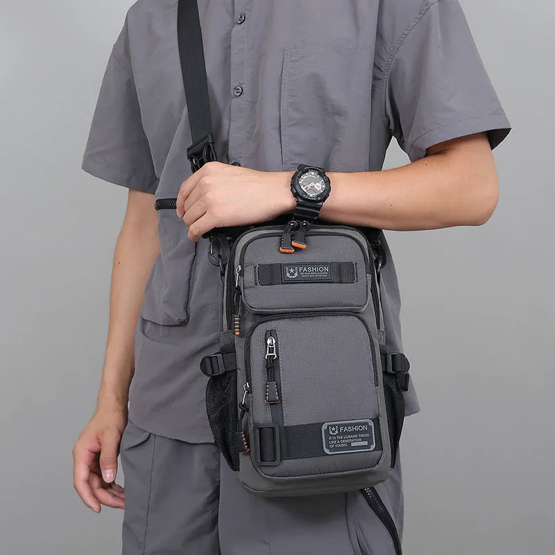 Sac à bandoulière multipoches pour hommes
