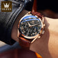 Montre de luxe en cuir pour hommes