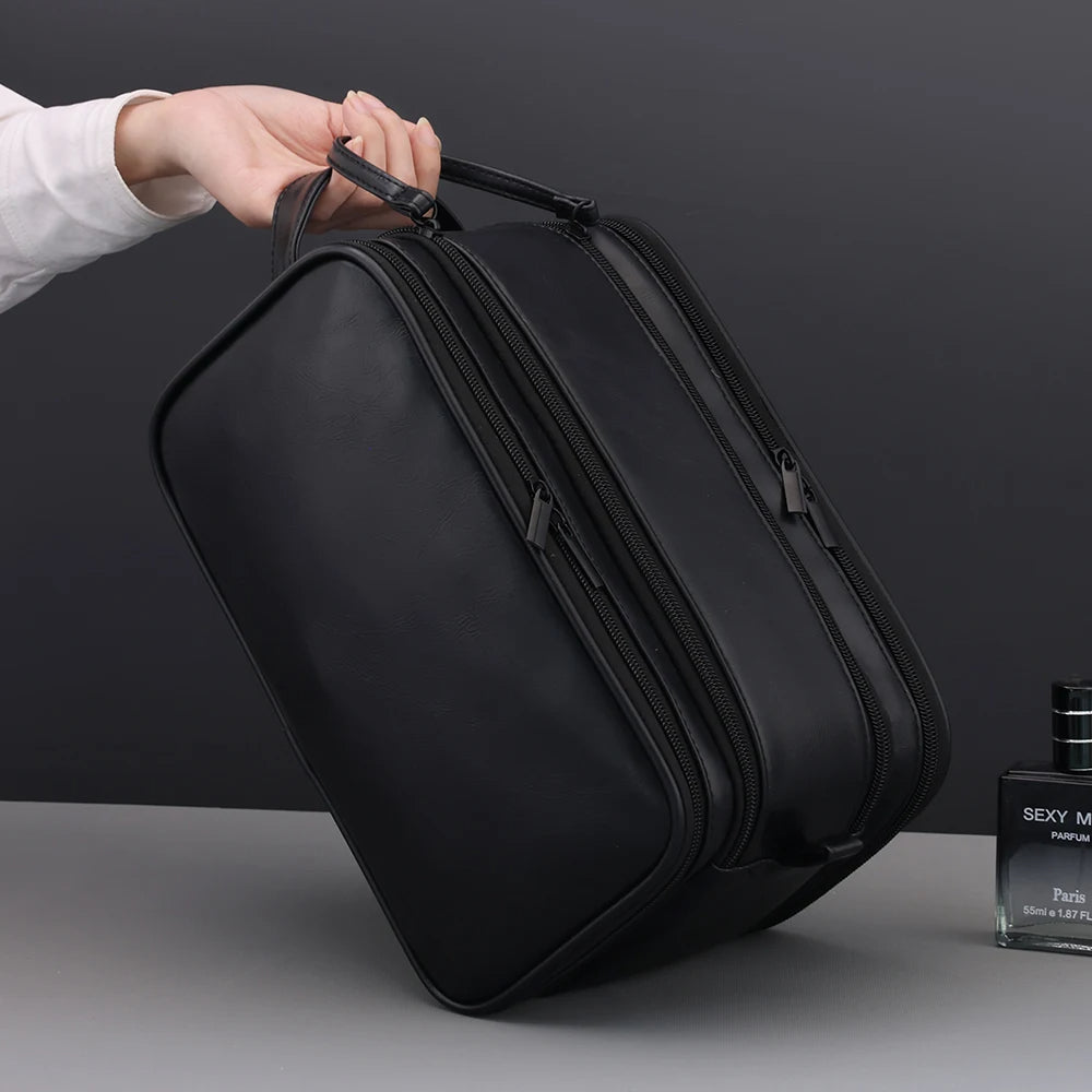 Trousse de luxe multi-poches pour hommes