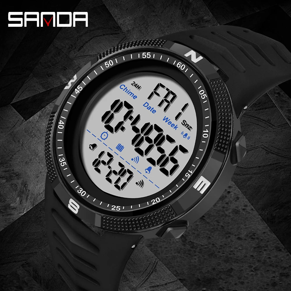 Montre mode numérique pour homme