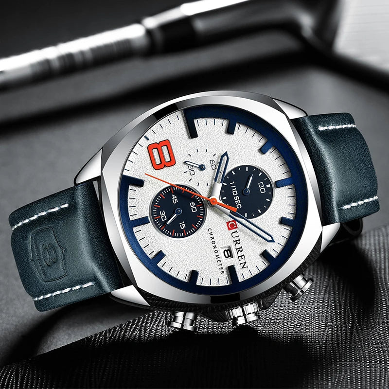 Montre chronographe de luxe pour hommes