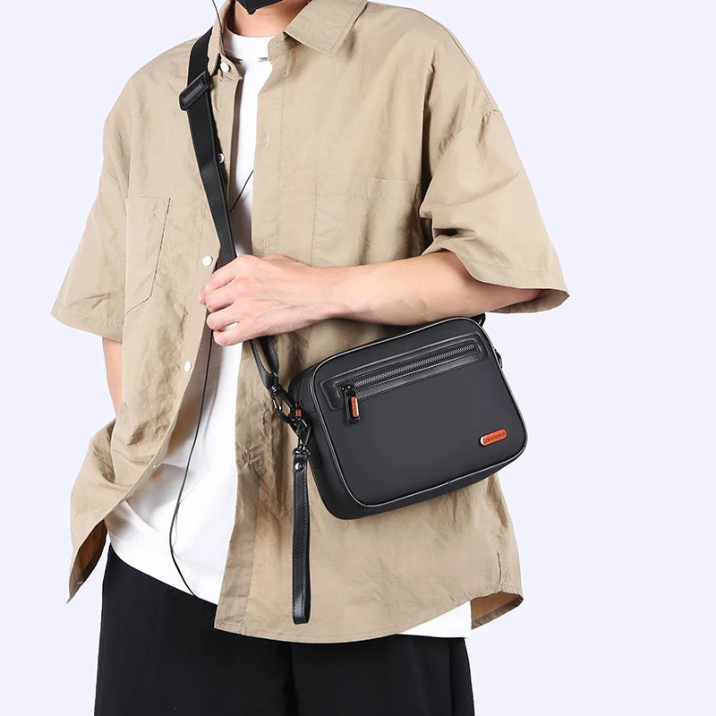 Sac à main en cuir PU souple pour hommes